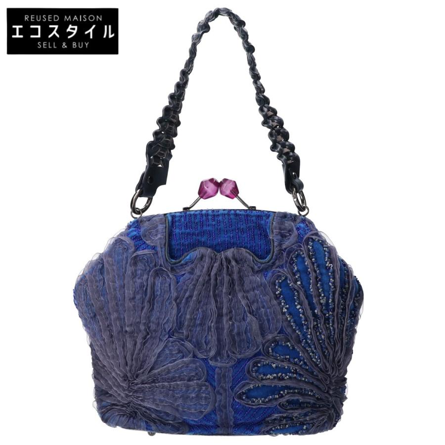 ジャマンピュエッシュフラワーレザーバッグ 美品‼️