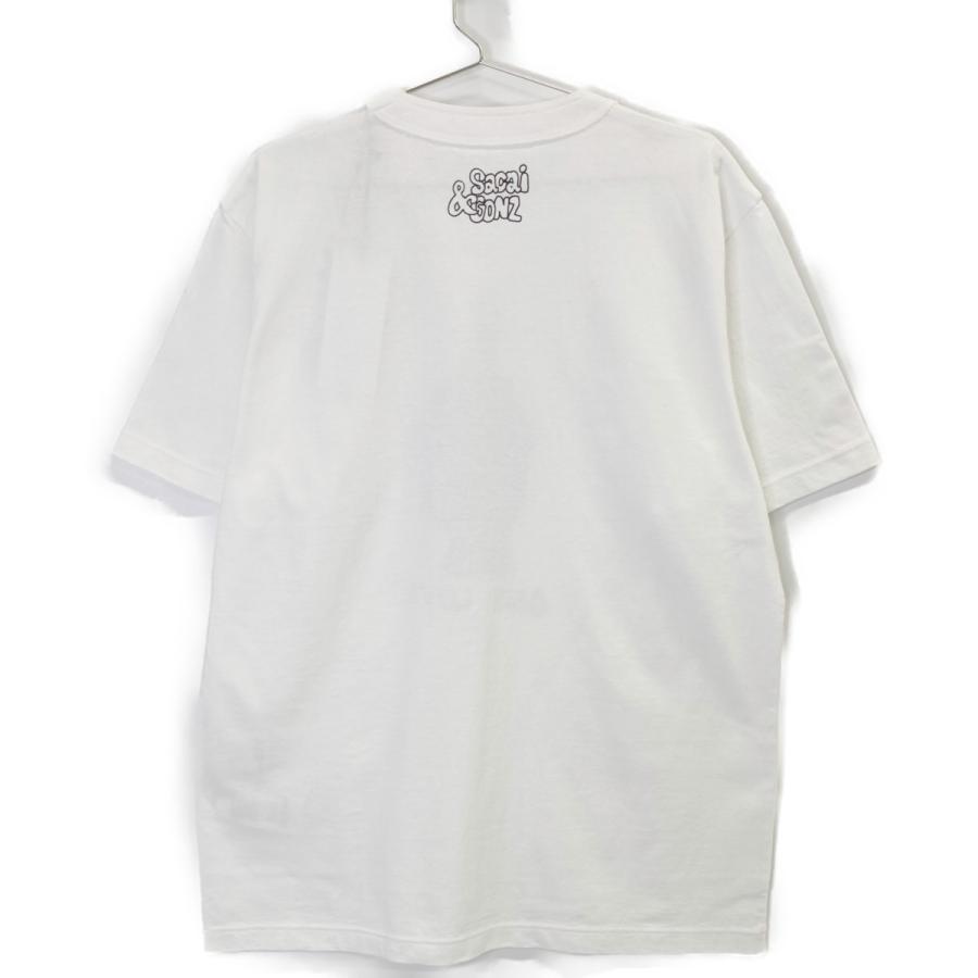 sacai サカイ ×Gonz 24AW 24-0817S ホワイト ONE LOVE T-Shirt 3  