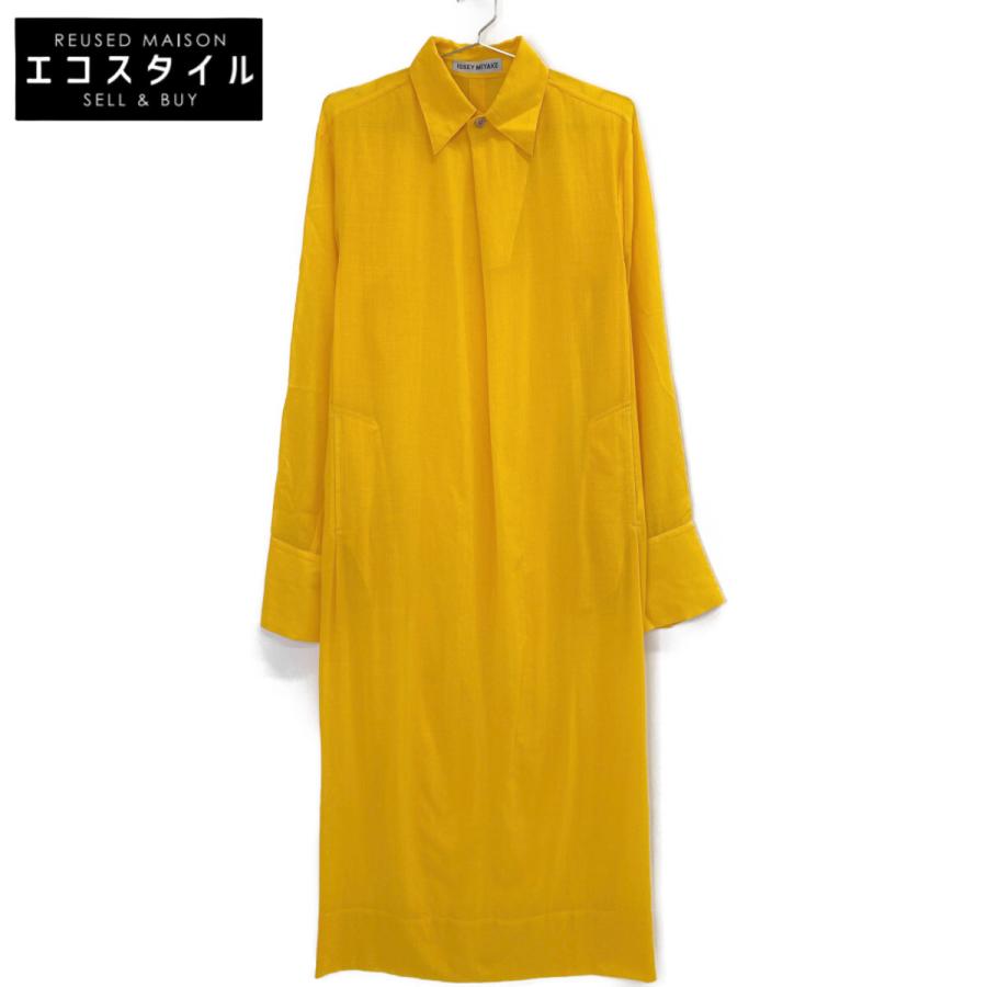 ISSEY MIYAKE イッセイミヤケ 24AW IM43FH035-56 ポーチュラカイエロー 