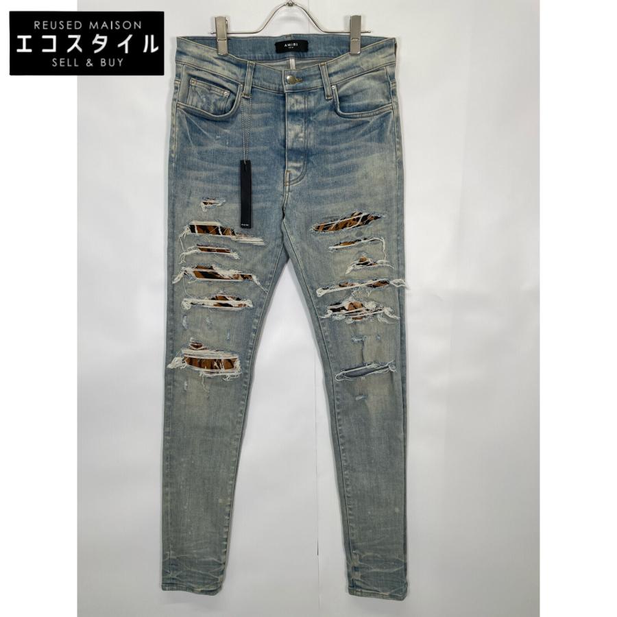 AMIRI アミリ 22SS PS22MDS250 クレイインディゴ タイガー AMIRI アミリ 22SS PS22MDS250 クレイインディゴ タイガー