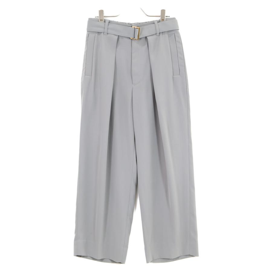 22年製 CULLNI クルニ 22-SS-066/068 半袖ノーカラーベルト付  