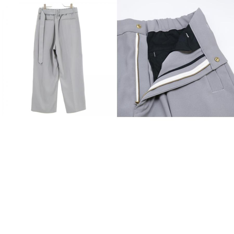 22年製 CULLNI クルニ 22-SS-066/068 半袖ノーカラーベルト付  