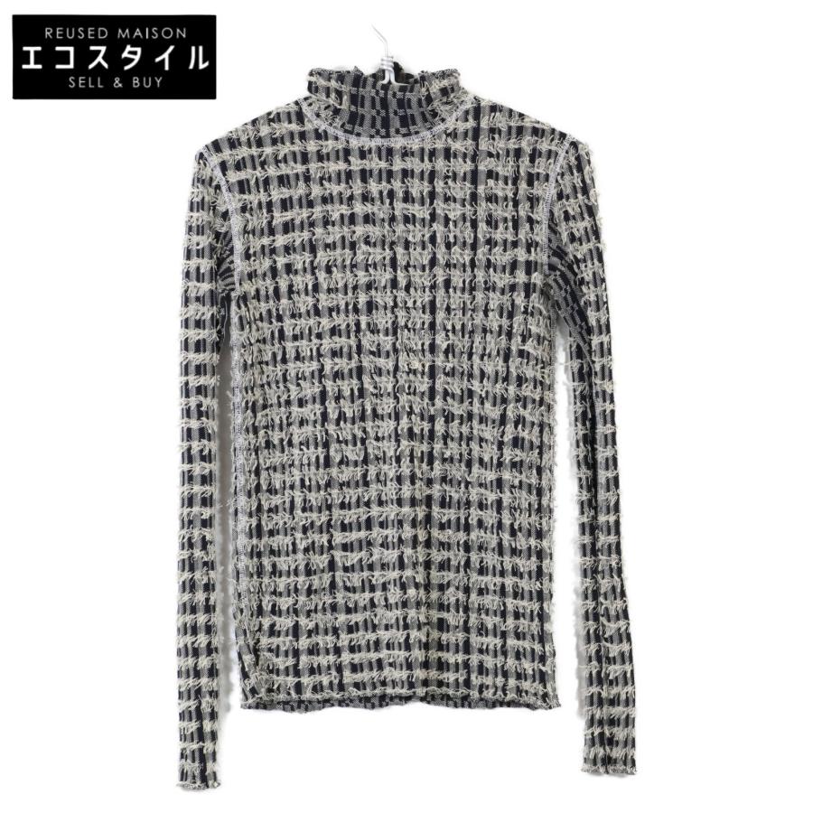 美品/24AW IRENE アイレネ 26A81012 Cut Yarn Knit Tops カット ヤーン
