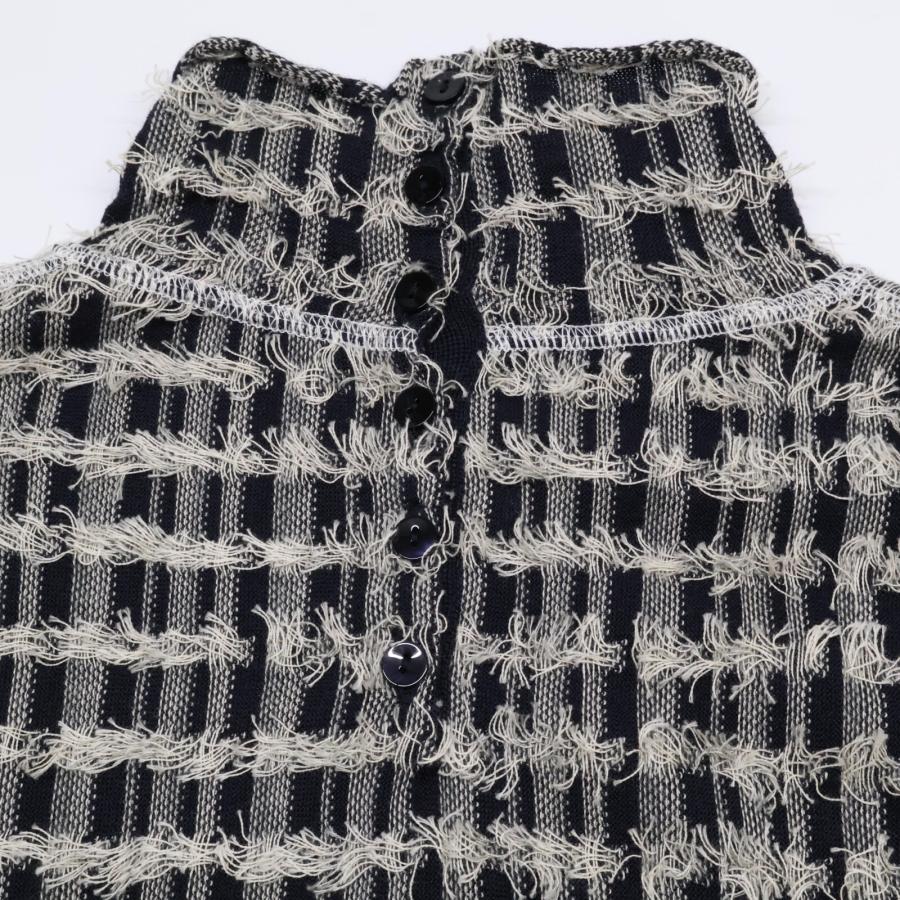 美品/24AW IRENE アイレネ 26A81012 Cut Yarn Knit Tops カット ヤーン