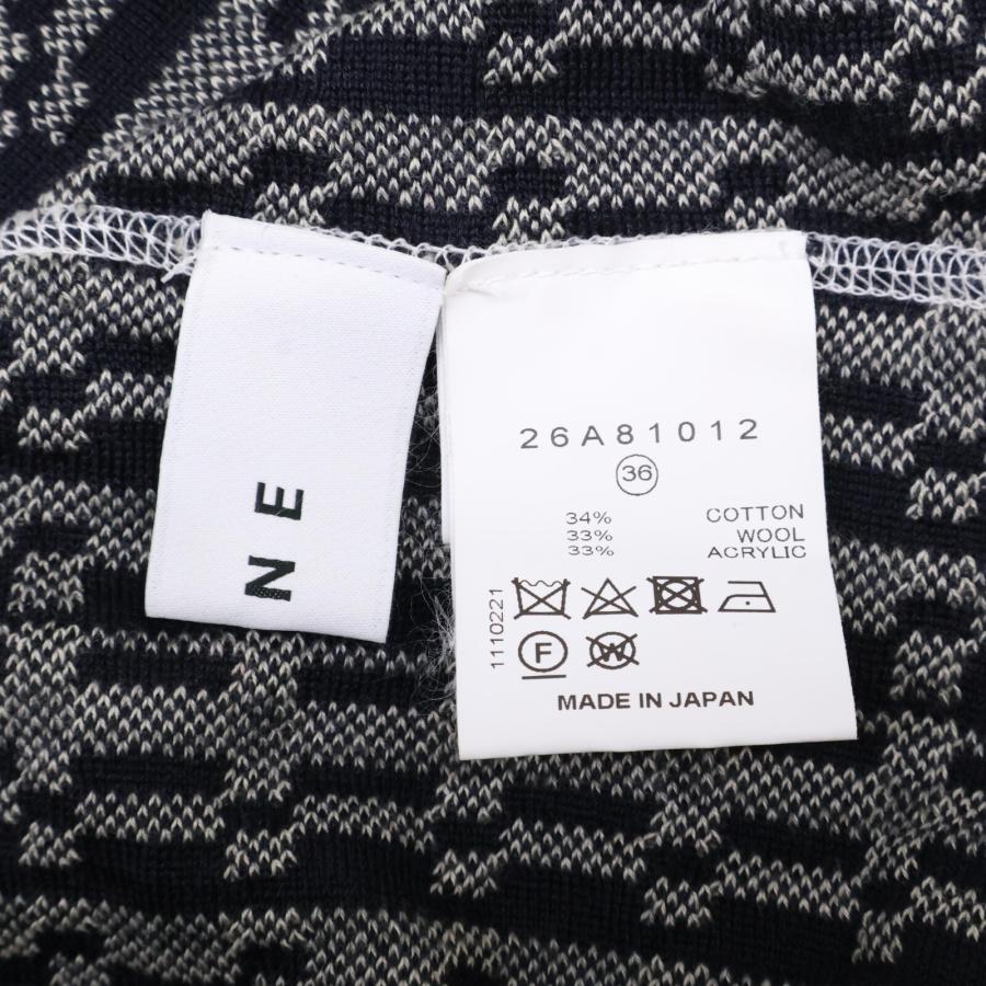 美品/24AW IRENE アイレネ 26A81012 Cut Yarn Knit Tops カット ヤーン