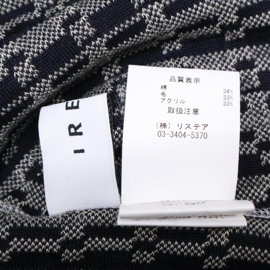 美品/24AW IRENE アイレネ 26A81012 Cut Yarn Knit Tops カット ヤーン