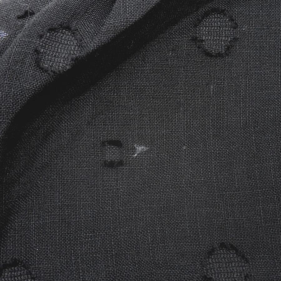 美品 Pale Jute ペールジュート リネン ドット スリーブレス シアー  