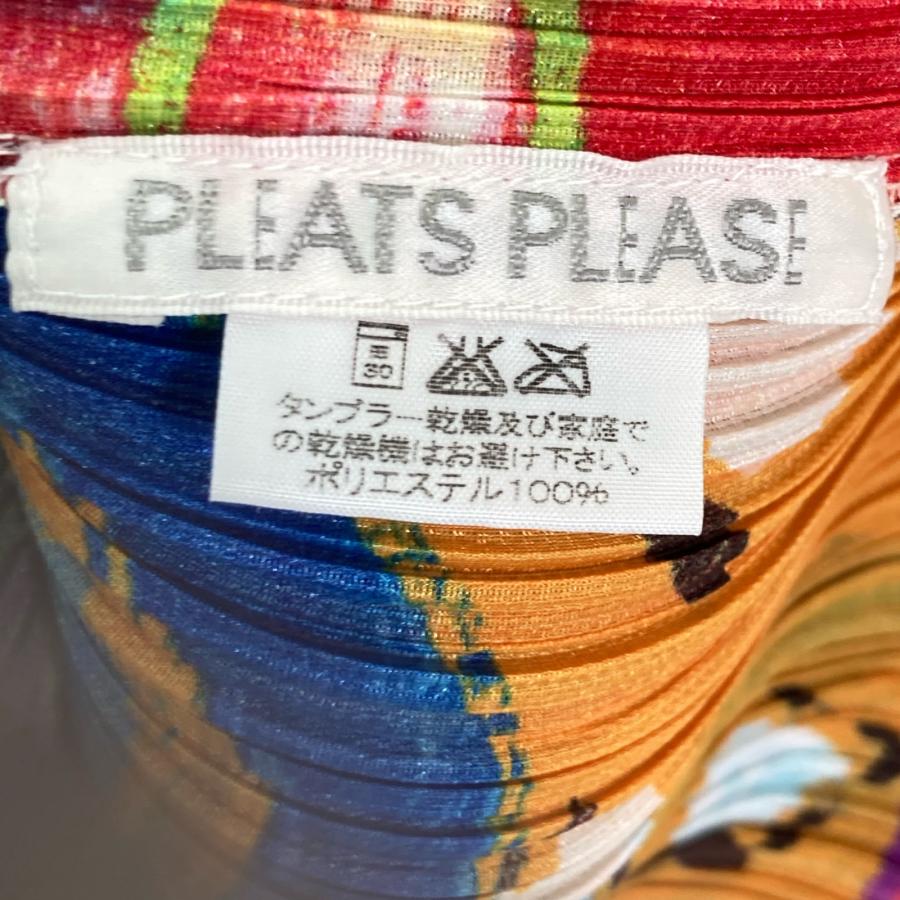 プリーツプリーズ PP12-JK411 マルチカラー 総柄プリーツノースリーブ 3 PLEATS PLEASE プリーツプリーズ PP12-JK411 マルチカラー 総柄