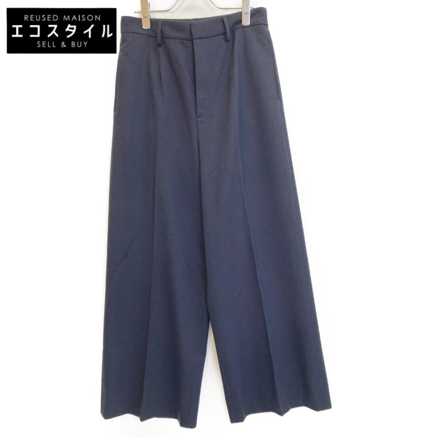 美品/24年製 MUSE ミューズ 24-030-500-4010 ウールギャバジン タック