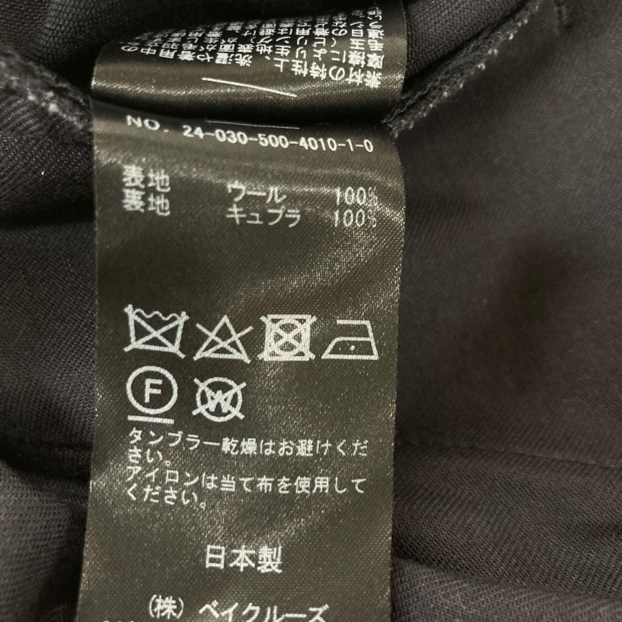 美品/24年製 MUSE ミューズ 24-030-500-4010 ウールギャバジン タック