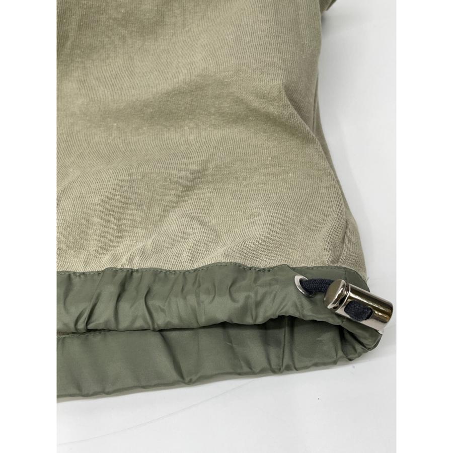 sacai サカイ 23-06567 カーキ Solid Satin Cotton Jersey Tシャツ 2  