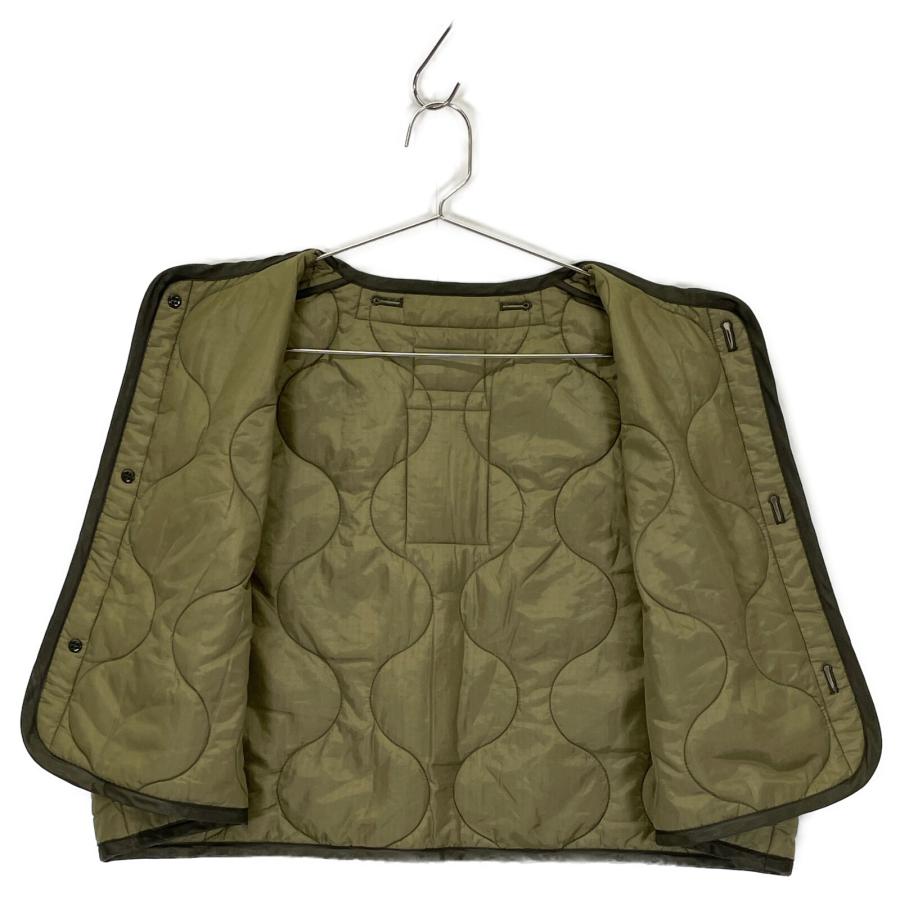 HYKE ハイク 17362 カーキ QUIL TED CROPPED VEST OSFA ベスト