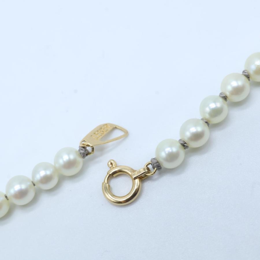 美品 Nymphs ニンフス LEBER GOLD K18 アコヤパール ネックレス