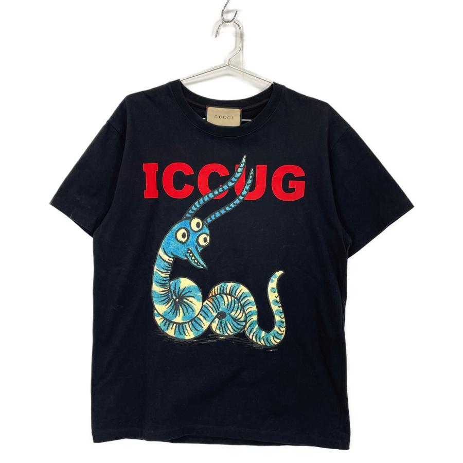 GUCCI グッチ ブラック フレイヤハルタスTシャツ XS トップス コットン 