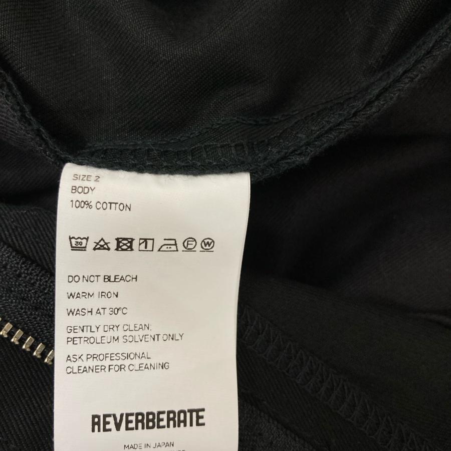 REVERBERATE CHINO TROUSERS サイズ2 REVERBERATE リバーバレイト ブラック CHINO TROUSERS/チノトラウザー