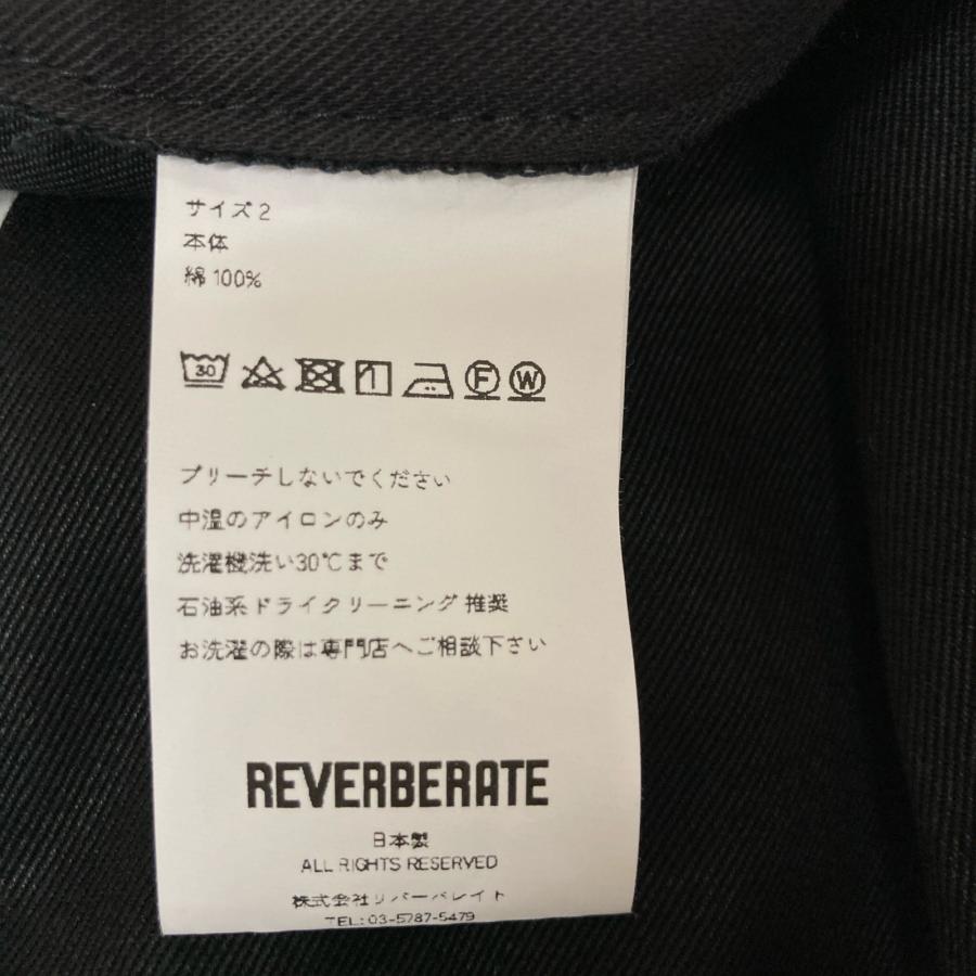 REVERBERATE CHINO TROUSERS サイズ2 REVERBERATE リバーバレイト ブラック CHINO TROUSERS/チノ