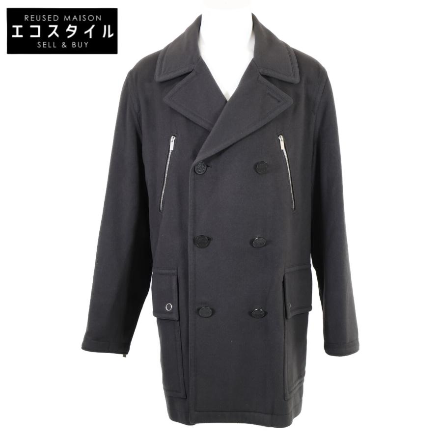 美品/ HERMES エルメス カシミヤ100% フロントジップ ピー 美品/ HERMES エルメス カシミヤ100% フロントジップ ピー