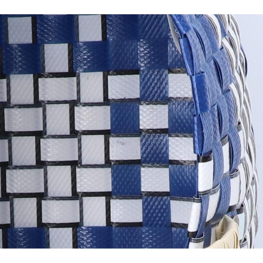 MARNI（マルニ） 美品 ワンハンドル バスケット ハンドバッグ ブルー