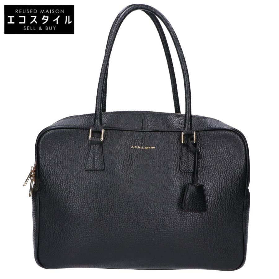 美品 A.D.M.J. Accessoires De Mademoiselle ADMJ シュリンクレザー 