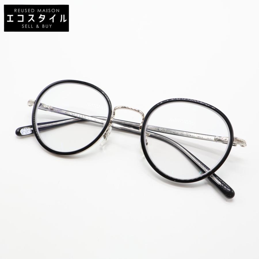 美品 EYEVAN7285 アイヴァン E-0501 度入りレンズ ボストン メガネ 