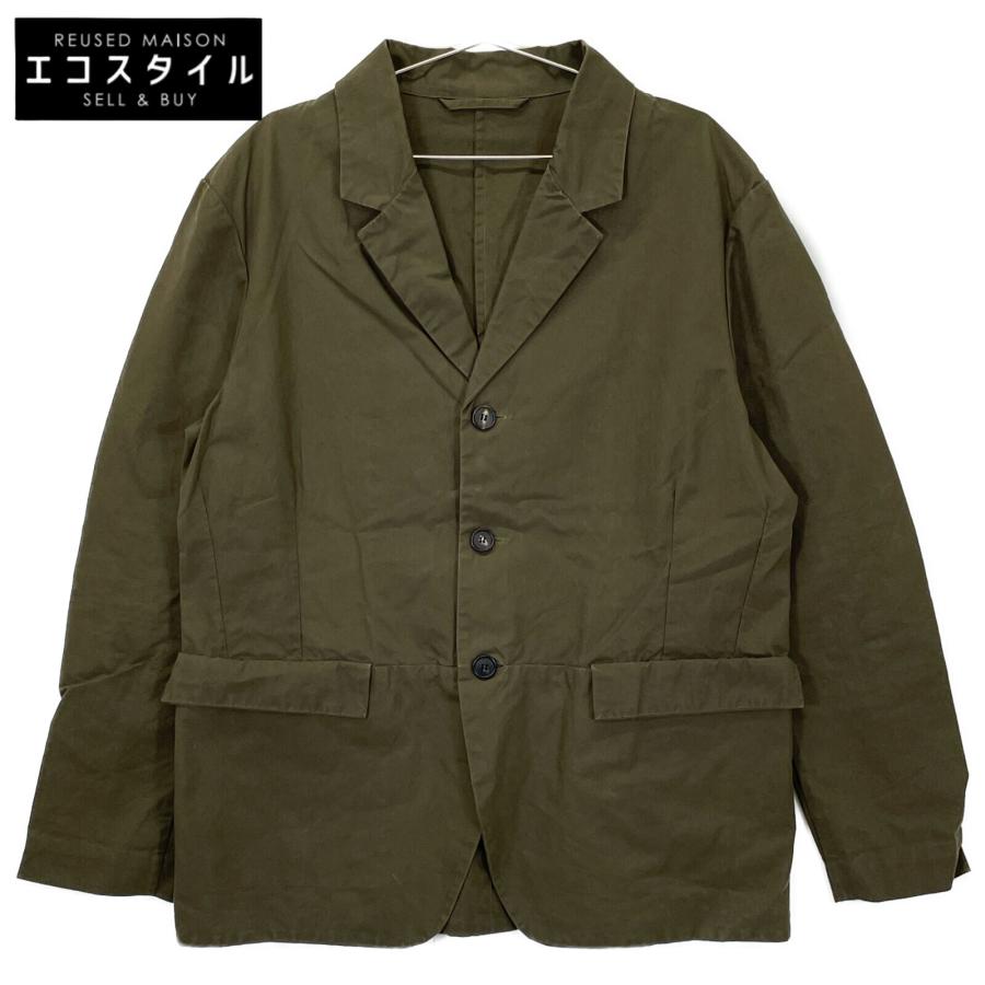 CASEY ケイシーケイシー 14HV213 VESTE FLAG カーキ オイルドコットン
