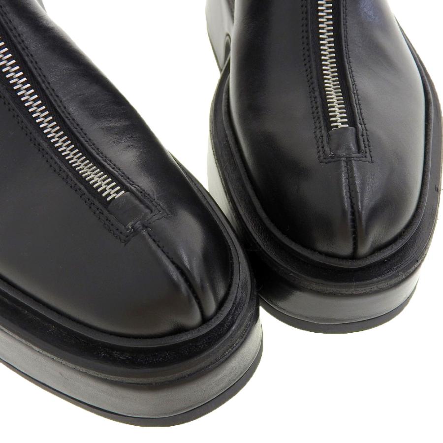 JIL SANDER（ジルサンダー） 美品 カーフレザー フロントジップ