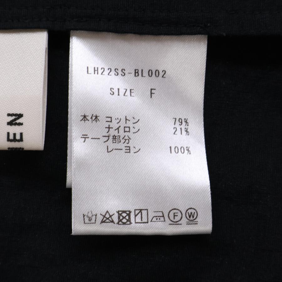 LOHEN ローヘン LH22SS-BL002 コットン ノーカラーボリュームスリーブ