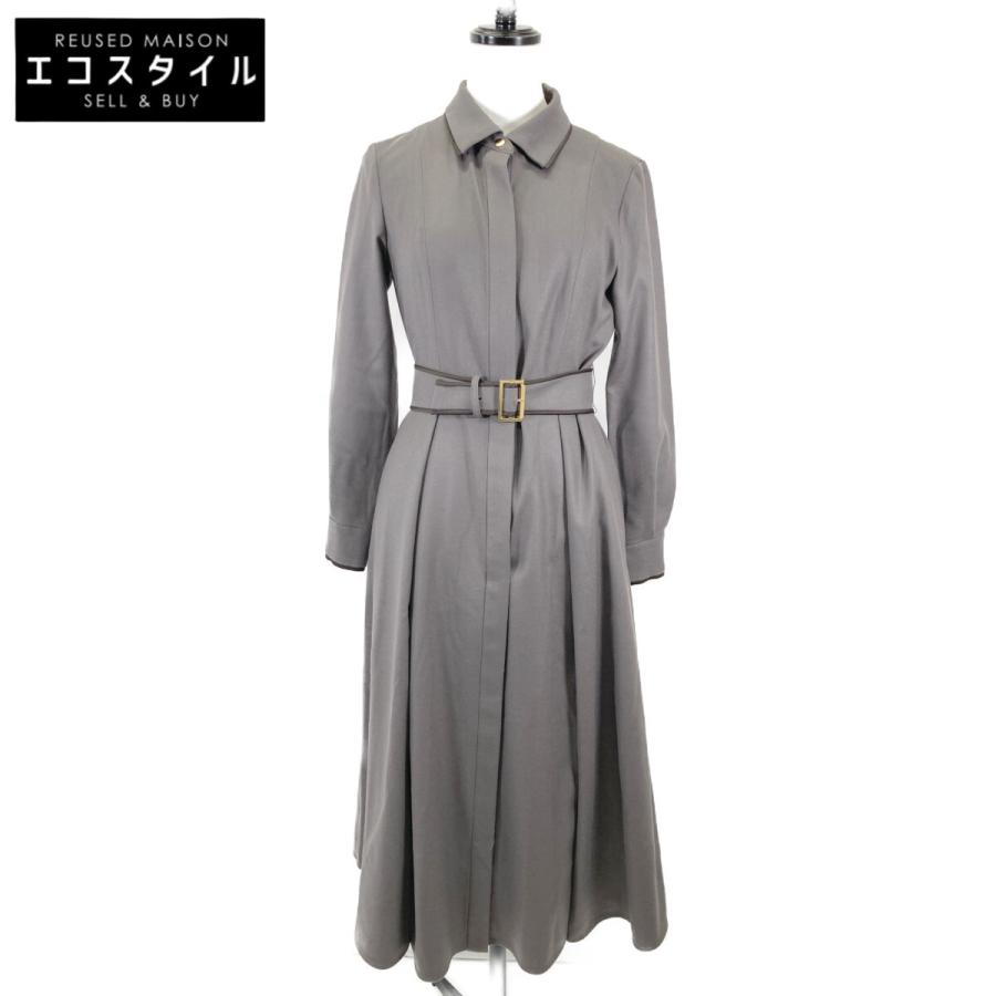 ANAYI（アナイ） 23年製 カーキ ウールフラノタックシャツ ワンピース