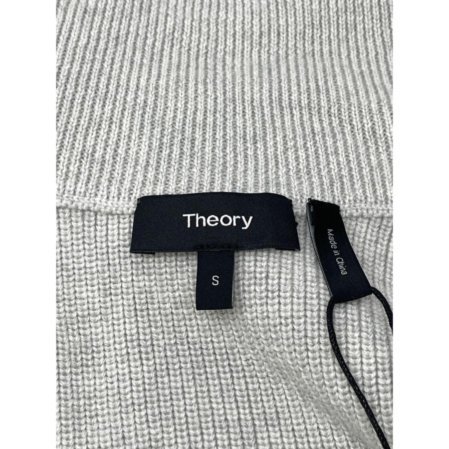 theory（セオリー） グレー ウール100 タートルネックニットジャケット