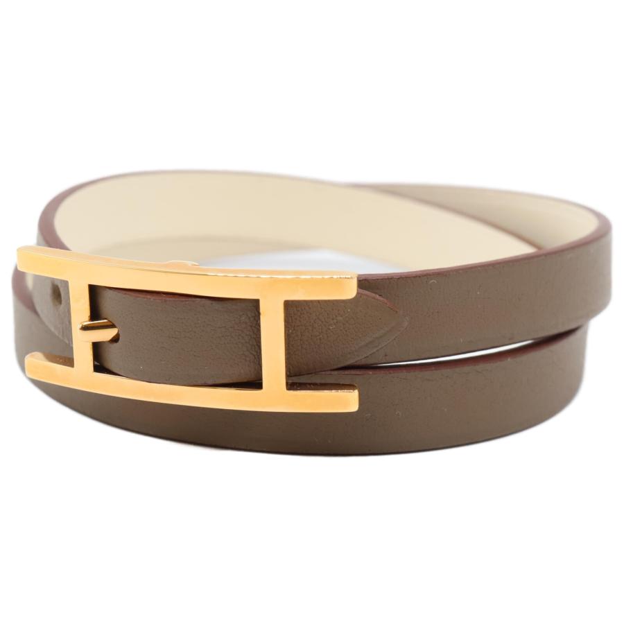美品 HERMES エルメス H064692 ビーアピ ドゥブルトゥール レザー 