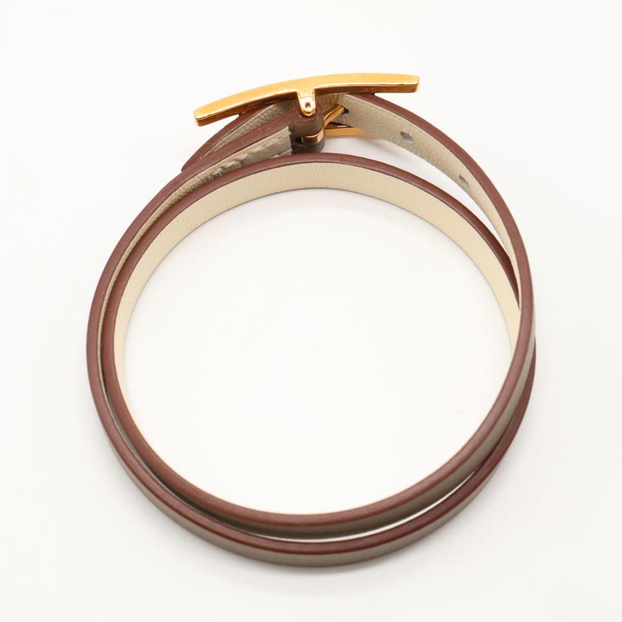 美品 HERMES エルメス H064692 ビーアピ ドゥブルトゥール レザー