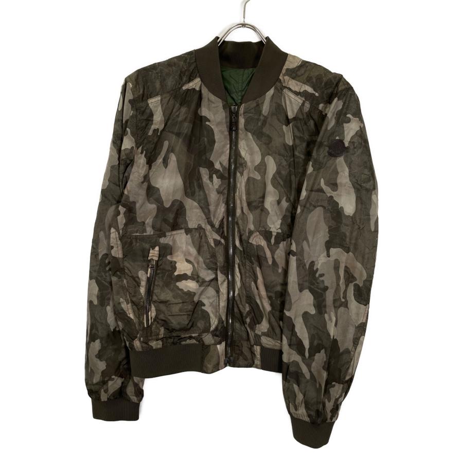 MONCLER モンクレール カモフラ×グリーン ナイロン リバーシブル 