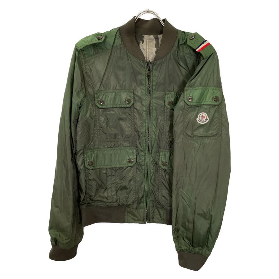 MONCLER モンクレール カモフラ×グリーン ナイロン リバーシブル  