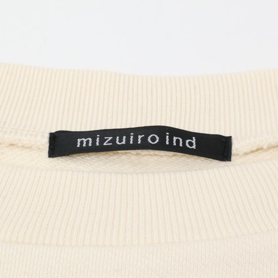ミズイロ インド ｱｲﾎﾞﾘｰ ｺｯﾄﾝ100 ﾌﾟﾙｵｰﾊﾞｰｽｳｪｯﾄ F mizuiro ind ミズイロ インド アイボリー コットン100 プルオーバー