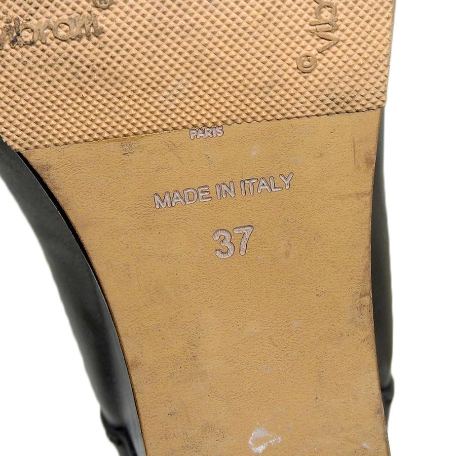 MM6 エムエムシックス レザー ウェッジソール ショート ブーツ  