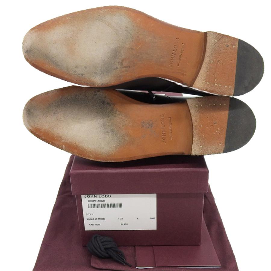 JOHN LOBB 美品 ジョンロブ CITYII/シティ2 カーフ シングルレザー 