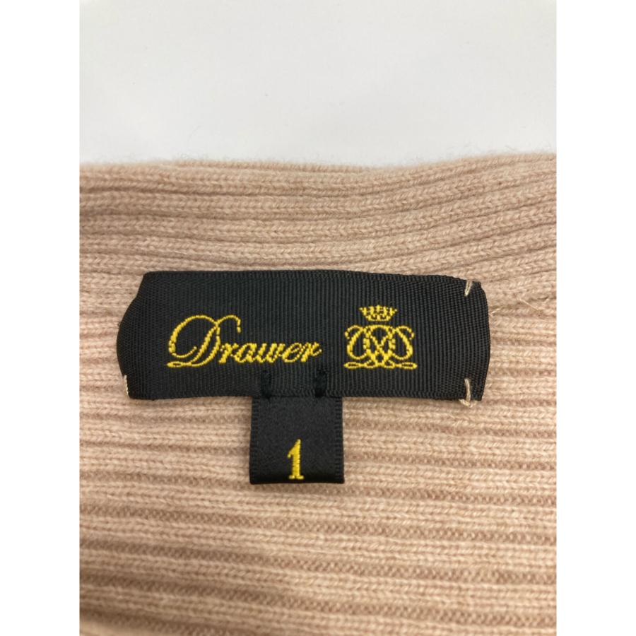 DRAWER（ドゥロワー） クルーネックニットワンピース 1 ベージュ