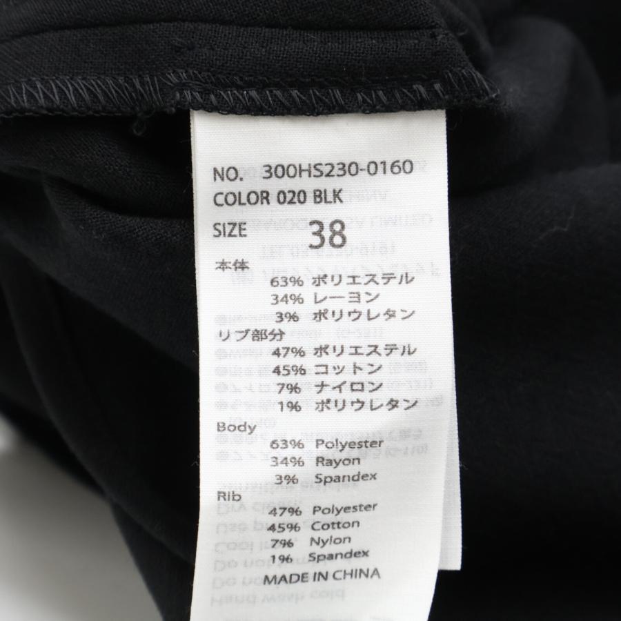 ENFOLD（エンフォルド） 24SS ブラック レーヨン混 SOLID-SLEEVE