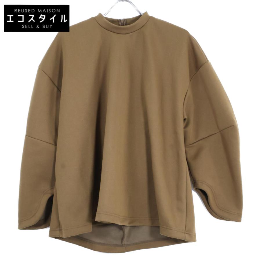 ENFOLD（エンフォルド） 23SS オリーブブラウン コットン混 VASE