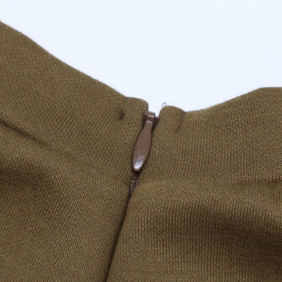 ENFOLD（エンフォルド） 23SS オリーブブラウン コットン混 VASE