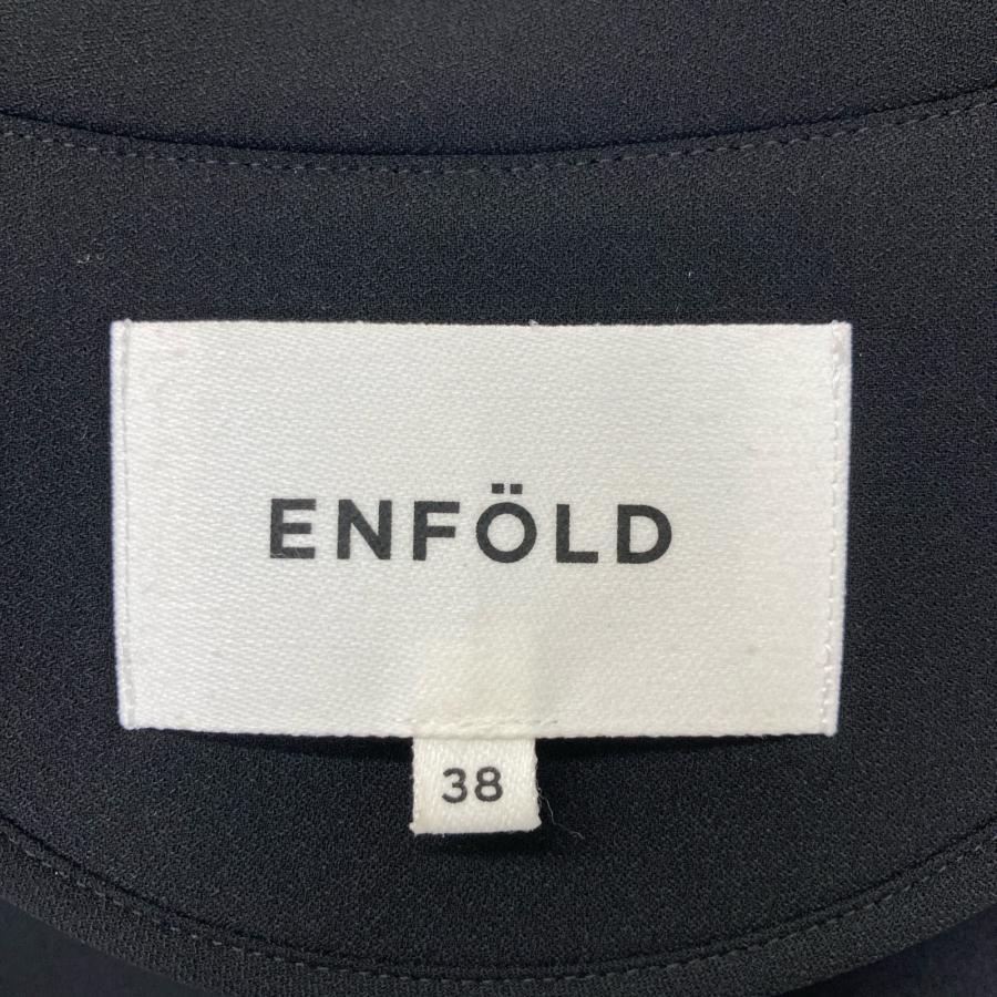 ENFOLD（エンフォルド） 23SS ブラック ポリエステル WIDE BOX VEST