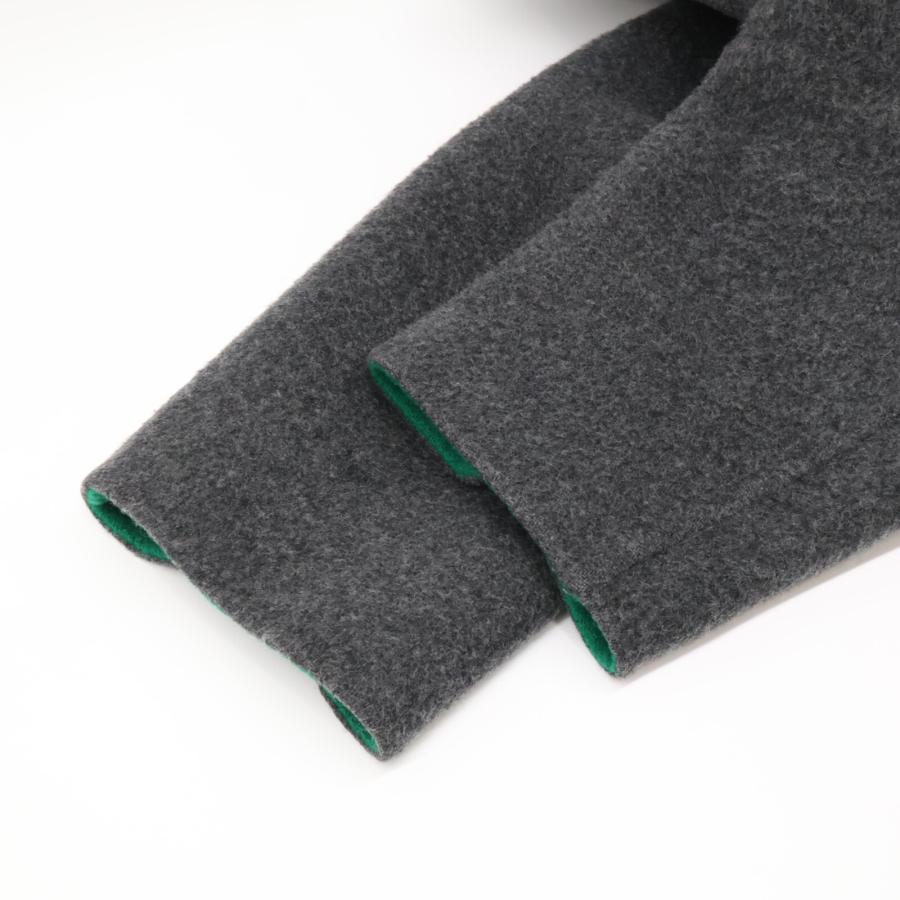 ENFOLD（エンフォルド） 3008A130-1230 グレー×グリーン ウールリバー