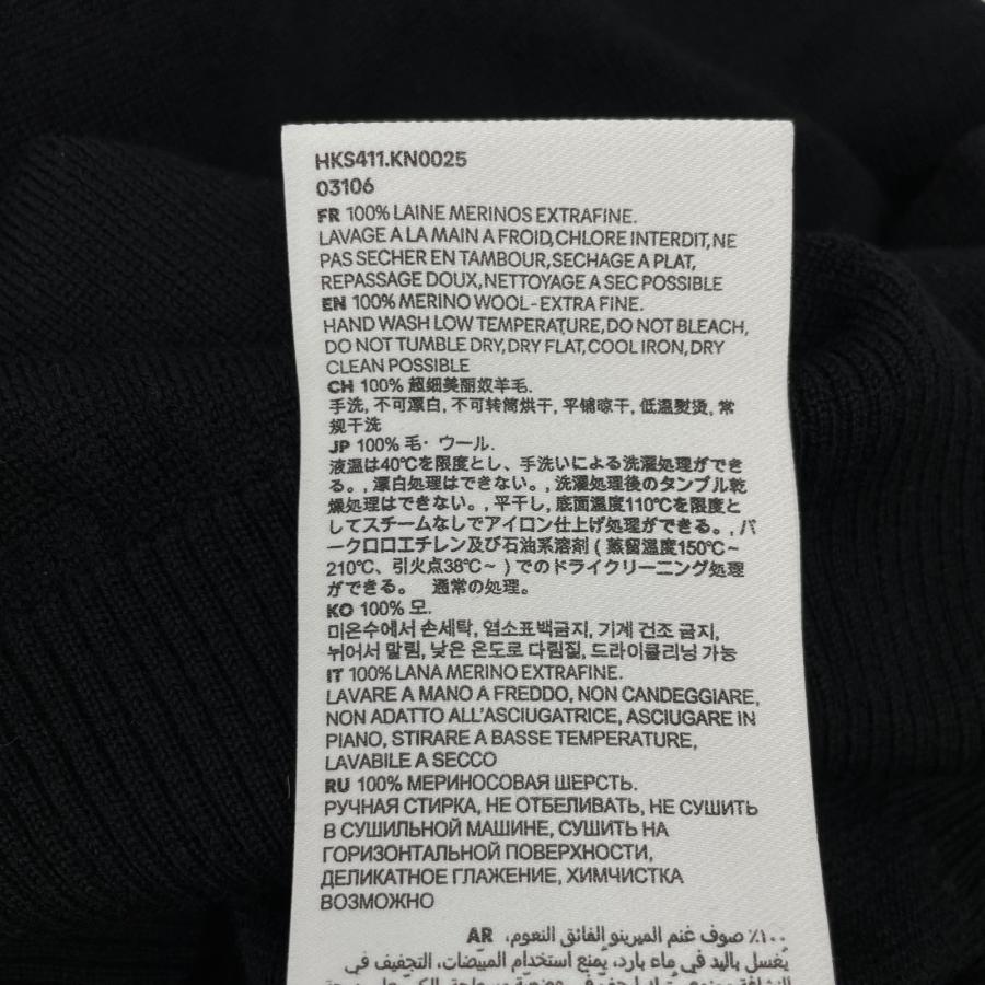 AMI PARIS アミパリス HKS411.KN0025 ブラック タートルネックニット
