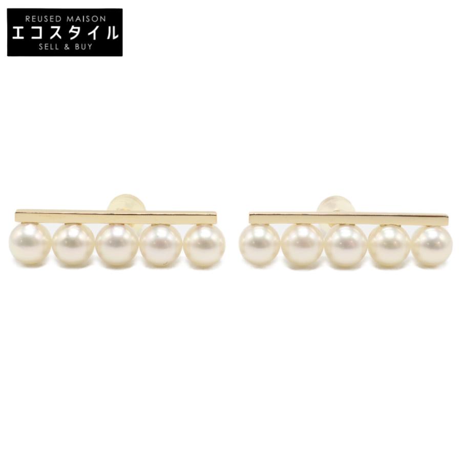 TASAKI タサキ E3842 750YG あこやパール バランスプラス ピアス 