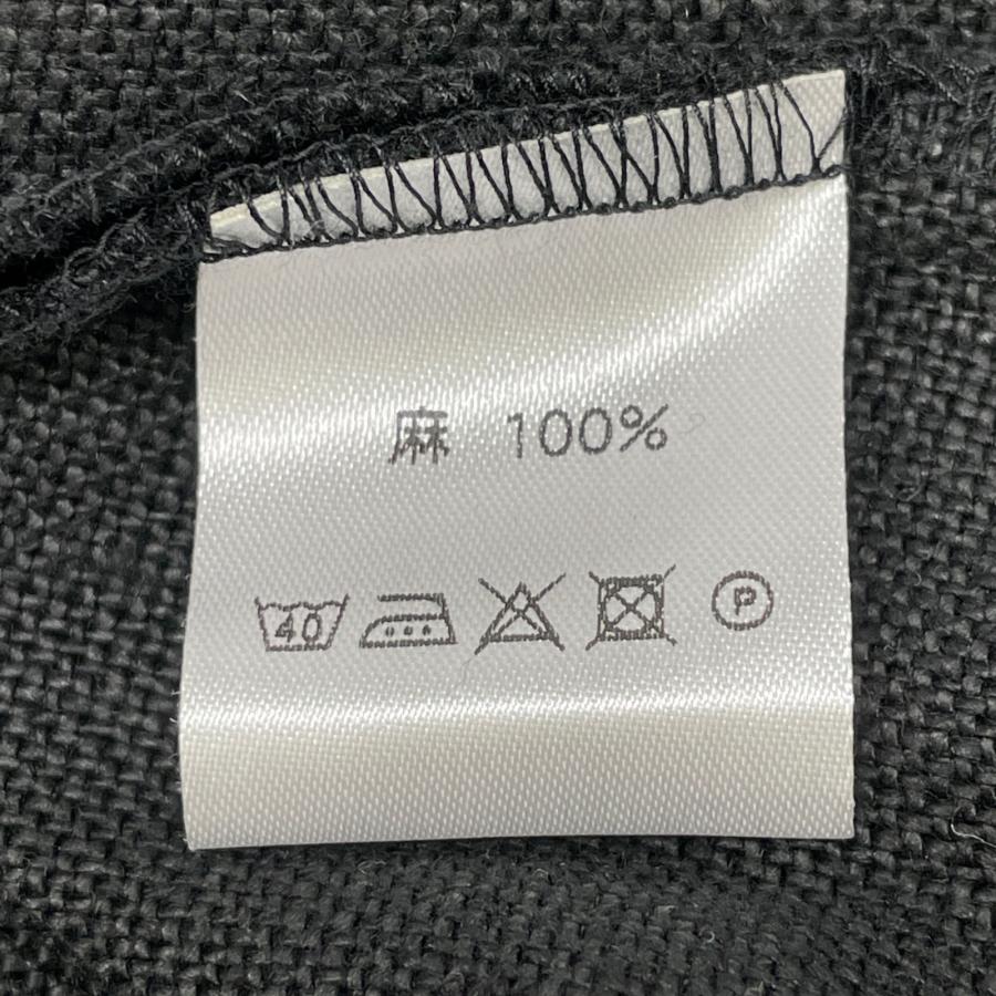 kasumi yaoita カスミヤオイタ ブラック リネン フルボタンワンピース