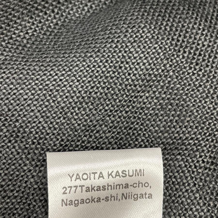 kasumi yaoita カスミヤオイタ ブラック リネン フルボタンワンピース