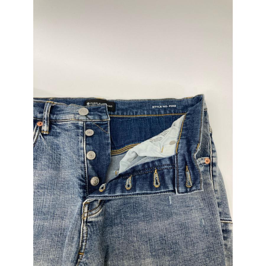 PURPLE BRAND パープル ブランド P002 ブルー コットン ボタンフライ