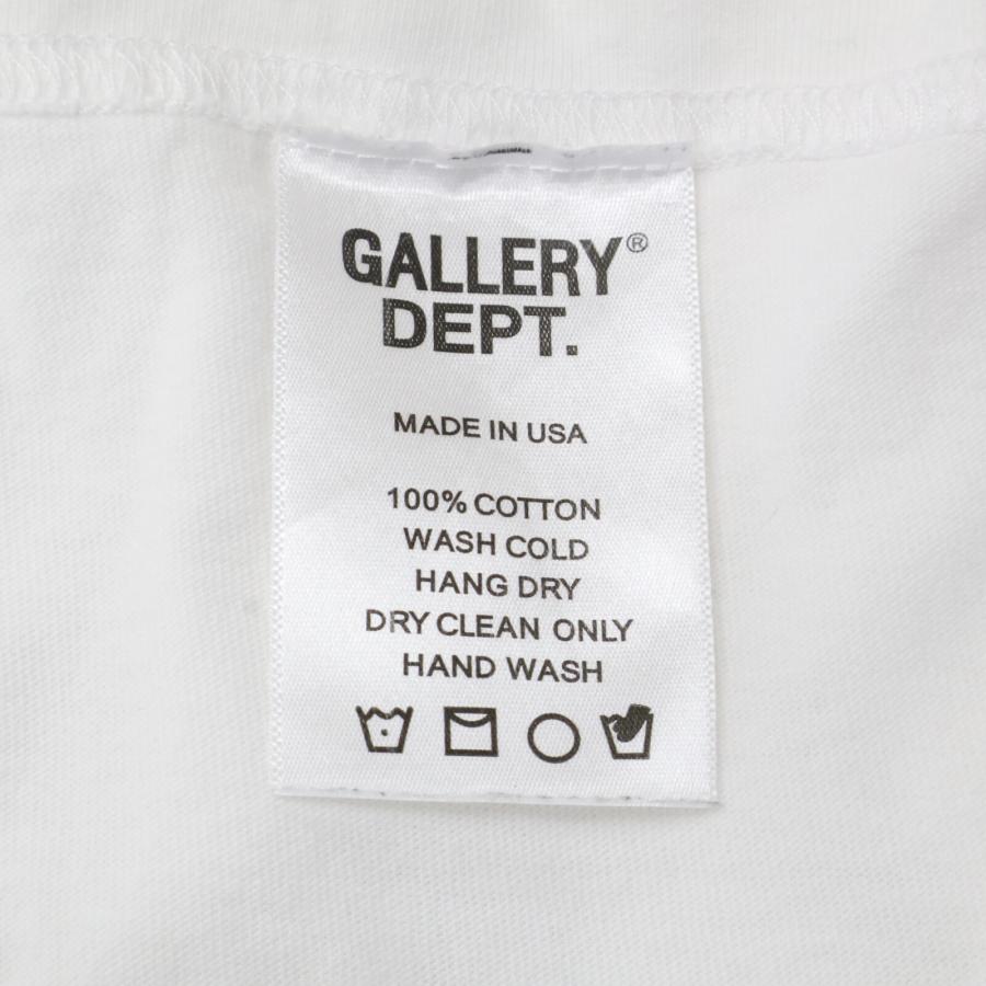 GALLERY DEPT ギャラリーデプト ホワイト コットン バックロゴ クルー