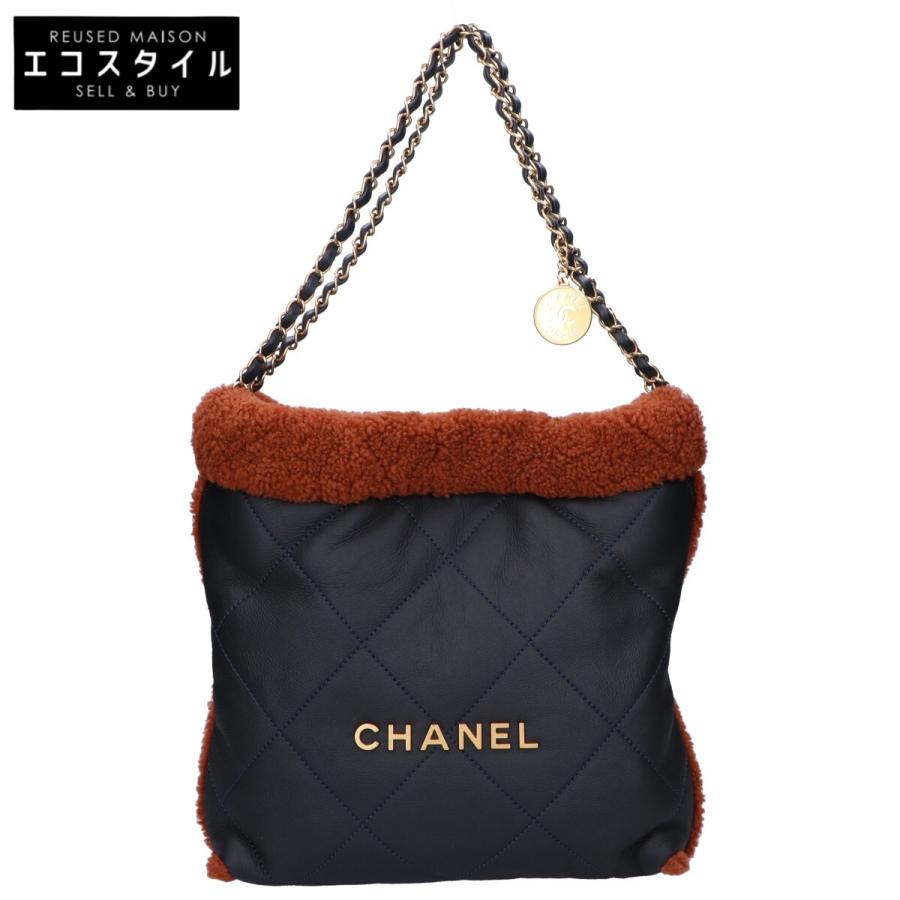 CHANEL 新品同様 シャネル 24-25AW AS3260 シアリング ラムスキン 