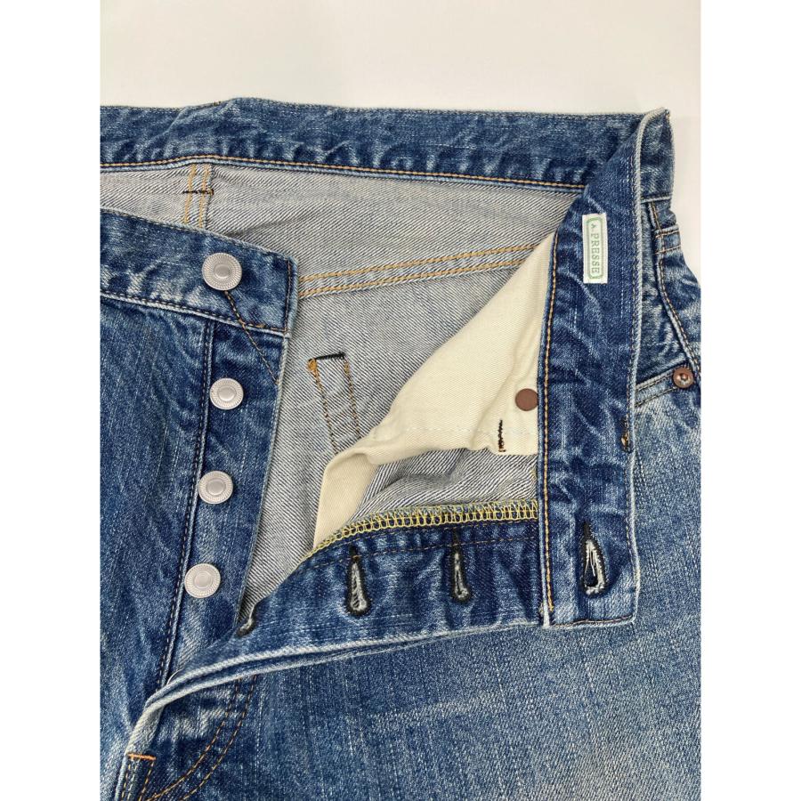 A.PRESSE アプレッセ AP-4004 ライトブルー Washed Denim Pants E